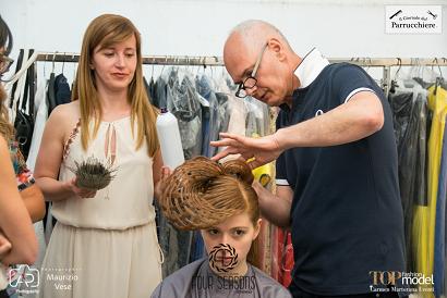 Antonino Cianciolo, Tiziana Diaferia, Gioele de Liso, corso Parrucchieri
